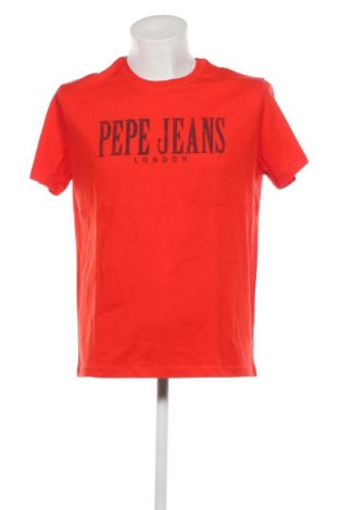 Мъжка тениска Pepe Jeans, Размер L, Цвят Червен, Цена 47,32 лв.