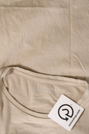 Мъжка тениска Pier One, Размер L, Цвят Бежов, Цена 21,00 лв.