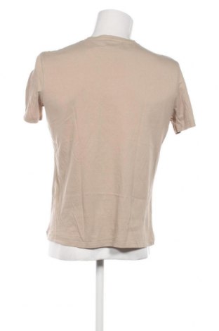 Мъжка тениска Pier One, Размер L, Цвят Бежов, Цена 21,00 лв.