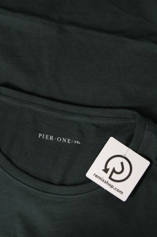 Ανδρικό t-shirt Pier One, Μέγεθος XXL, Χρώμα Πράσινο, Τιμή 10,82 €
