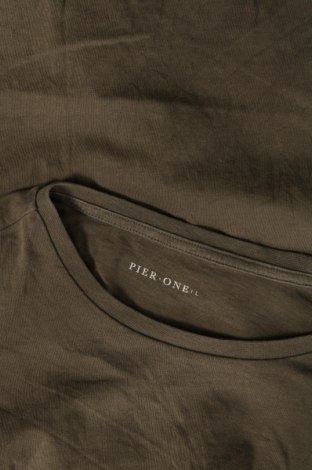Мъжка тениска Pier One, Размер L, Цвят Зелен, Цена 21,00 лв.