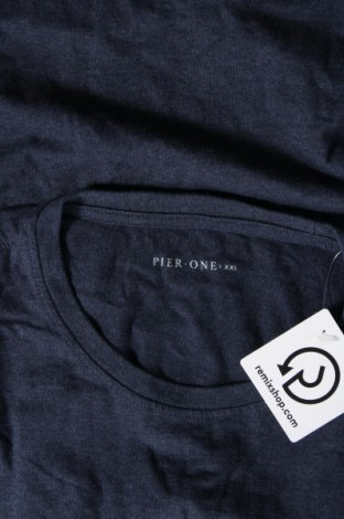 Мъжка тениска Pier One, Размер XXL, Цвят Син, Цена 13,00 лв.