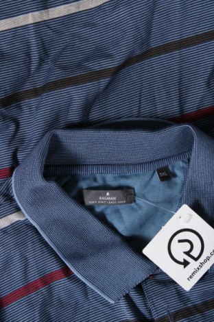 Ανδρικό t-shirt Ragman, Μέγεθος 3XL, Χρώμα Μπλέ, Τιμή 6,19 €