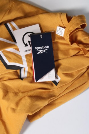Ανδρικό t-shirt Reebok, Μέγεθος S, Χρώμα Κίτρινο, Τιμή 8,67 €