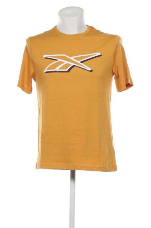 Ανδρικό t-shirt Reebok, Μέγεθος M, Χρώμα Κίτρινο, Τιμή 8,67 €