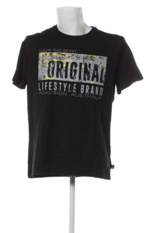 Ανδρικό t-shirt Roadsign, Μέγεθος XL, Χρώμα Μαύρο, Τιμή 10,76 €