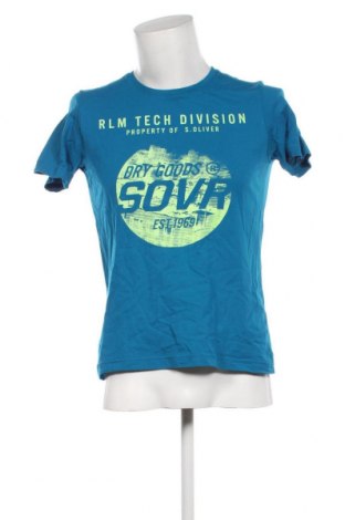 Pánske tričko  S.Oliver, Veľkosť M, Farba Modrá, Cena  4,82 €