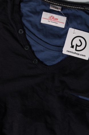 Ανδρικό t-shirt S.Oliver, Μέγεθος L, Χρώμα Μπλέ, Τιμή 6,19 €