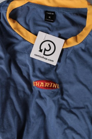 Ανδρικό t-shirt SHEIN, Μέγεθος XL, Χρώμα Μπλέ, Τιμή 8,04 €