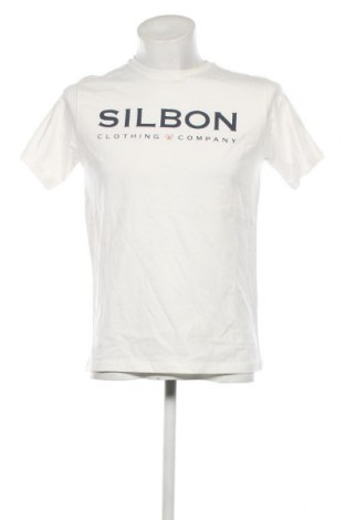 Ανδρικό t-shirt Silbon, Μέγεθος S, Χρώμα Λευκό, Τιμή 12,86 €