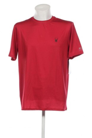 Ανδρικό t-shirt Spyder, Μέγεθος L, Χρώμα Κόκκινο, Τιμή 35,05 €