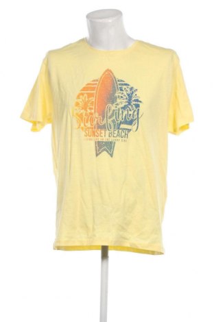 Мъжка тениска Sublevel, Размер XXL, Цвят Жълт, Цена 13,00 лв.