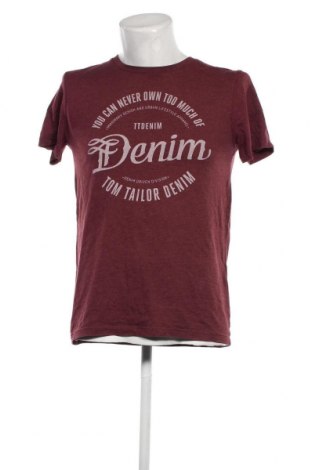 Ανδρικό t-shirt Tom Tailor, Μέγεθος M, Χρώμα Κόκκινο, Τιμή 6,19 €