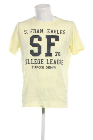 Tricou de bărbați Tom Tailor, Mărime XL, Culoare Galben, Preț 32,89 Lei