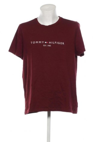 Ανδρικό t-shirt Tommy Hilfiger, Μέγεθος 3XL, Χρώμα Κόκκινο, Τιμή 14,85 €