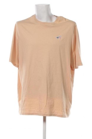 Ανδρικό t-shirt Tommy Jeans, Μέγεθος 3XL, Χρώμα Καφέ, Τιμή 34,00 €