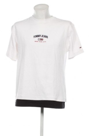 Herren T-Shirt Tommy Jeans, Größe M, Farbe Weiß, Preis € 34,00