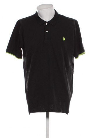 Мъжка тениска U.S. Polo Assn., Размер 3XL, Цвят Черен, Цена 47,32 лв.