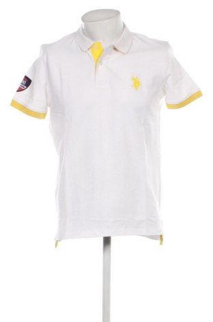 Herren T-Shirt U.S. Polo Assn., Größe L, Farbe Weiß, Preis 23,58 €