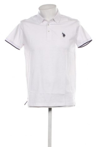 Męski T-shirt U.S. Polo Assn., Rozmiar L, Kolor Biały, Cena 130,28 zł