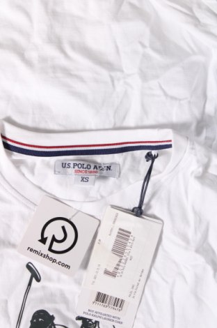 Herren T-Shirt U.S. Polo Assn., Größe XS, Farbe Weiß, Preis 36,19 €