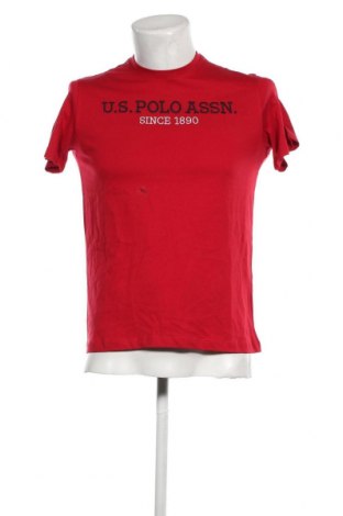 Herren T-Shirt U.S. Polo Assn., Größe S, Farbe Rot, Preis 16,08 €