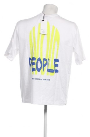 Herren T-Shirt UNFOLLOWED x ABOUT YOU, Größe S, Farbe Weiß, Preis 14,95 €
