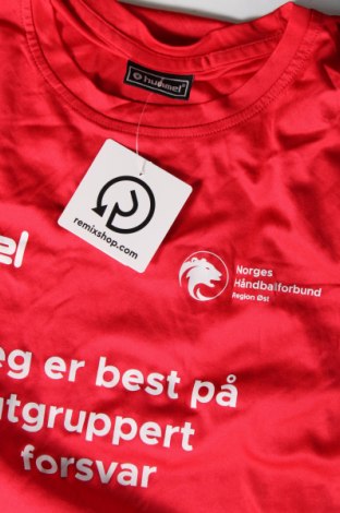 Ανδρικό t-shirt Hummel, Μέγεθος S, Χρώμα Κόκκινο, Τιμή 2,75 €