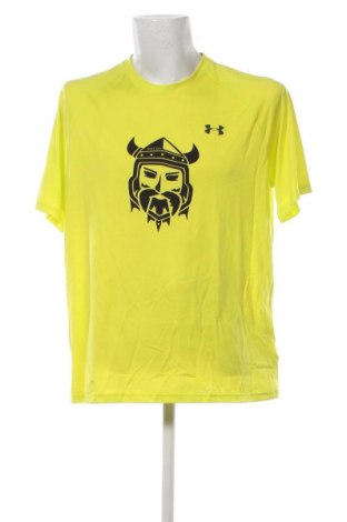 Herren T-Shirt Under Armour, Größe XL, Farbe Gelb, Preis 31,08 €