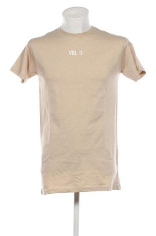 Ανδρικό t-shirt Viral Vibes, Μέγεθος XS, Χρώμα  Μπέζ, Τιμή 5,38 €