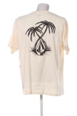 Herren T-Shirt Volcom, Größe XL, Farbe Ecru, Preis 12,53 €