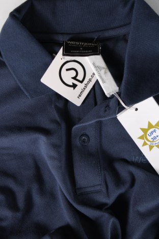 Herren T-Shirt Westfjord, Größe S, Farbe Blau, Preis 14,95 €