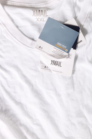 Ανδρικό t-shirt X-Mail, Μέγεθος XXL, Χρώμα Λευκό, Τιμή 11,43 €