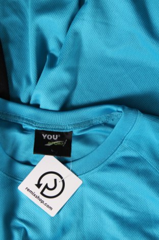 Herren T-Shirt You, Größe L, Farbe Blau, Preis € 9,05