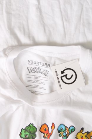 Ανδρικό t-shirt Your Turn, Μέγεθος S, Χρώμα Λευκό, Τιμή 8,97 €