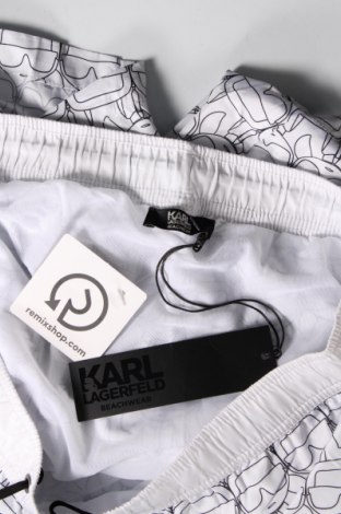 Herren Badeanzug Karl Lagerfeld, Größe L, Farbe Weiß, Preis 72,10 €