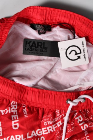 Pánské plavky  Karl Lagerfeld, Velikost XXL, Barva Červená, Cena  3 314,00 Kč