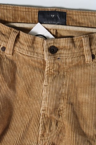 Pantaloni raiați de bărbați Westbury, Mărime L, Culoare Bej, Preț 16,22 Lei