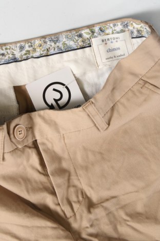 Мъжки къс панталон Bertoni, Размер S, Цвят Бежов, Цена 29,00 лв.