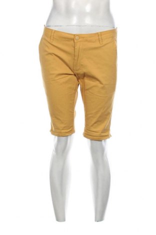 Ανδρικό κοντό παντελόνι Bruno Leoni, Μέγεθος M, Χρώμα Κίτρινο, Τιμή 7,88 €