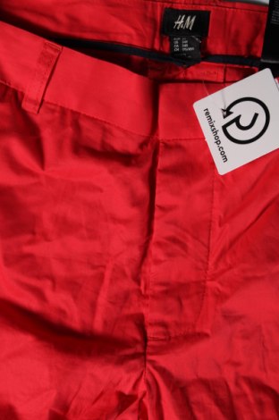 Мъжки къс панталон H&M, Размер L, Цвят Червен, Цена 25,00 лв.