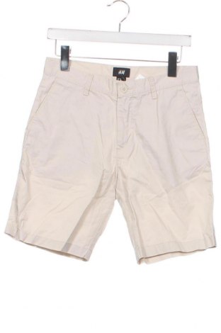 Мъжки къс панталон H&M, Размер S, Цвят Бежов, Цена 15,00 лв.