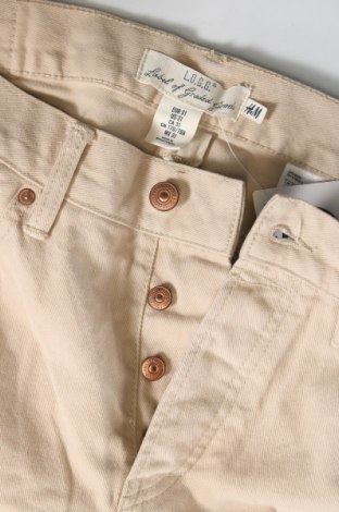 Ανδρικό κοντό παντελόνι H&M L.O.G.G., Μέγεθος M, Χρώμα  Μπέζ, Τιμή 15,46 €