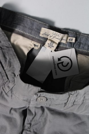 Мъжки къс панталон H&M L.O.G.G., Размер M, Цвят Сив, Цена 22,80 лв.