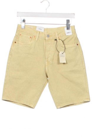 Мъжки къс панталон Levi's, Размер S, Цвят Жълт, Цена 45,90 лв.