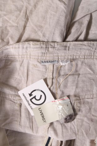 Мъжки къс панталон Livergy, Размер XL, Цвят Бежов, Цена 35,20 лв.