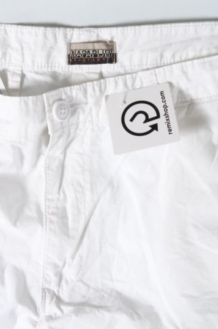 Мъжки къс панталон Napapijri, Размер L, Цвят Бял, Цена 52,38 лв.