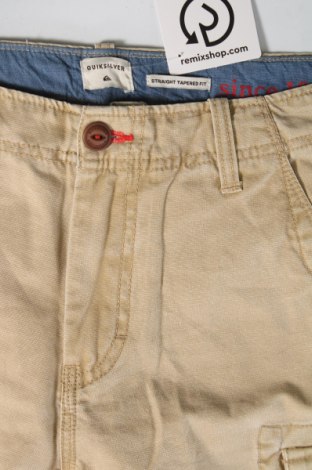 Мъжки къс панталон Quiksilver, Размер S, Цвят Бежов, Цена 20,00 лв.