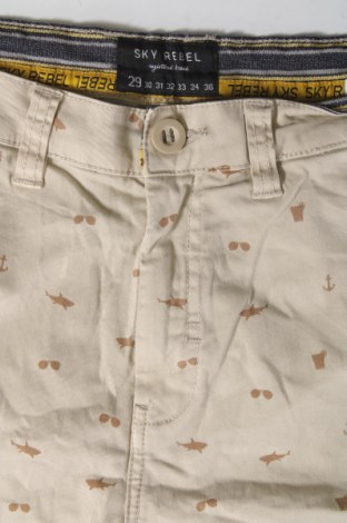 Мъжки къс панталон Sky Rebel, Размер S, Цвят Бежов, Цена 25,00 лв.
