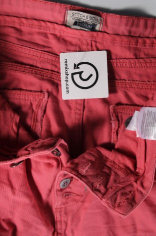Ανδρικό κοντό παντελόνι Stitch & Soul, Μέγεθος L, Χρώμα Ρόζ , Τιμή 12,52 €